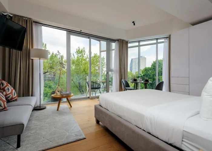 Espectacular Vista En La Roma. Ac. Gran Ubicacion. Apartment Mexico City